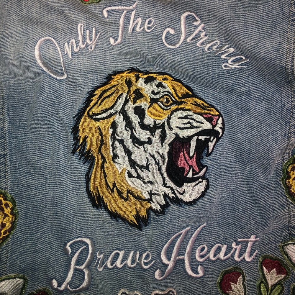 Fur Lined Jean Jacket - Picture 10 of 10